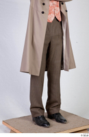  Photos Man in Historical Dress 34 19th century Historical clothing brown trousers grey suit lower body 0008.jpg
